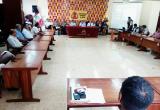 Autoridades que integran el Comité de Defensa Civil de la Provincia del Santa sesionaron en Chimbote.