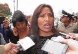 La electa congresista por Ancash, Mary Melgarejo, estuvo en Chimbote. (Foto Chimbotenlinea.com)
