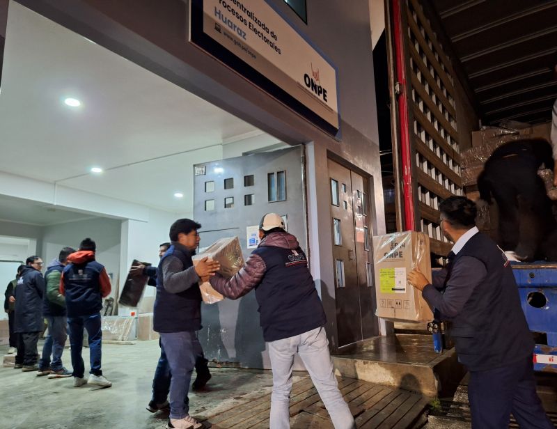ODPE Huaraz recibe material electoral para capacitación a Miembros de Mesa