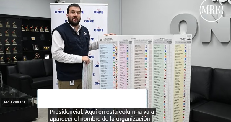 ONPE y Cancillería preparan elecciones generales en 75 países