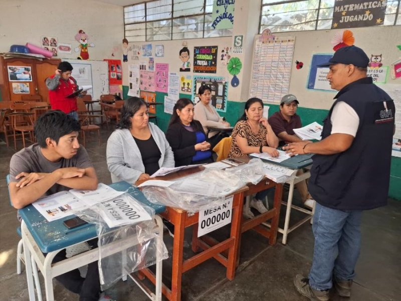 ODPE Huaraz capacitará de forma presencial a miembros de mesa los domingos 29 de marzo y 5 de abril