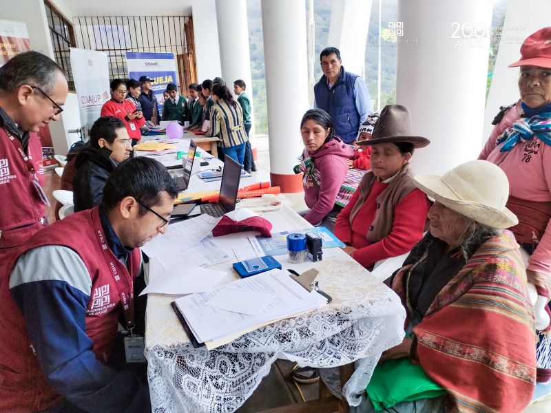 Huari: CSJAN realiza jornada de justicia itinerante en el distrito de Cajay