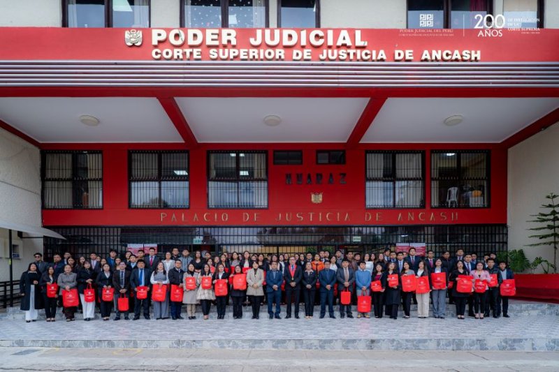 Corte de Justicia de Áncash inauguró su programa de Voluntariado Judicial 2026