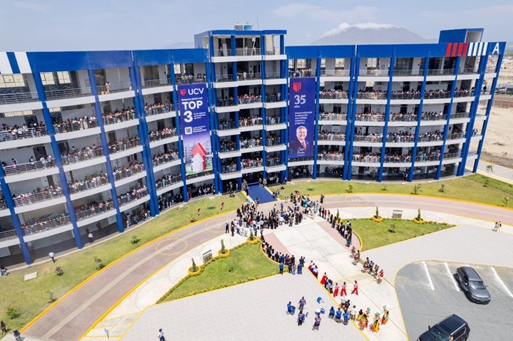 Universidad César Vallejo inaugura moderno edificio en su campus de la ciudad de Chimbote