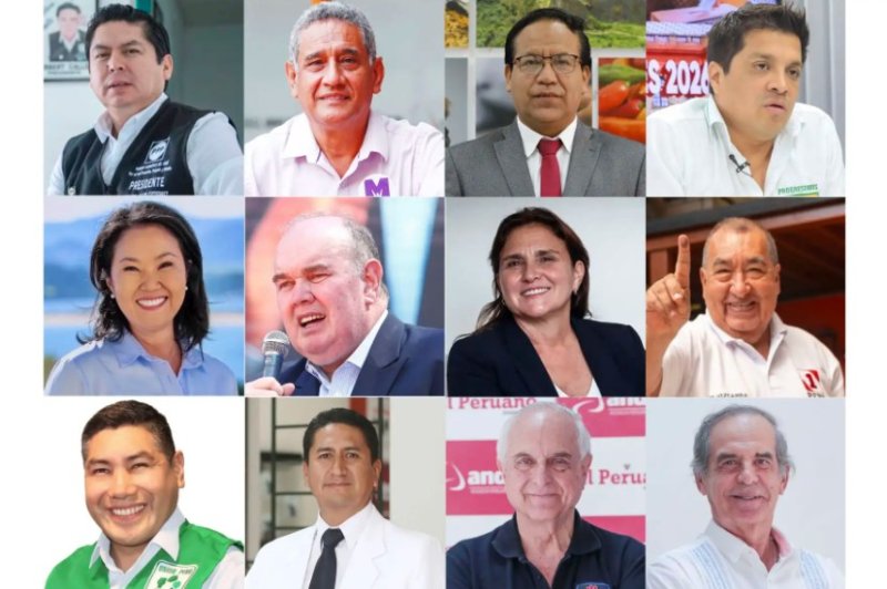 Debate presidencial: estos son los 12 candidatos que debatirán hoy 31 de marzo