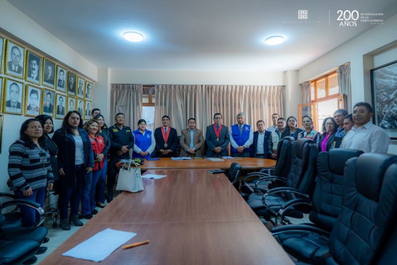 Corte de Áncash fortalece acciones interinstitucionales para combatir la violencia contra la mujer en Carhuaz