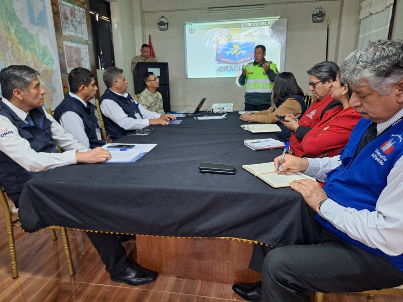 Áncash: ONPE y FFAA coordinan acciones de seguridad para despliegue y repliegue del material electoral