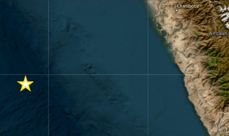 Áncash: sismo de magnitud 5.5 se registró esta mañana cerca de Chimbote