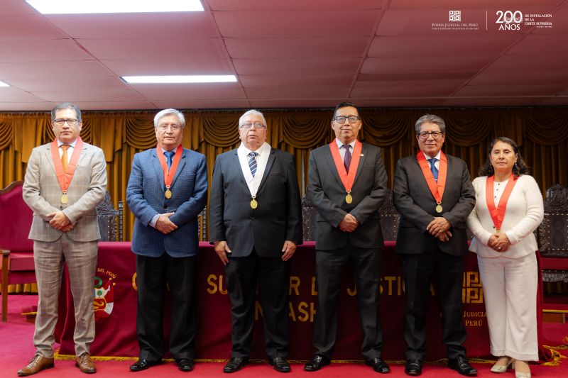 Huaraz: juramenta juez titular del Quinto Juzgado Especializado en Corrupción de Funcionarios