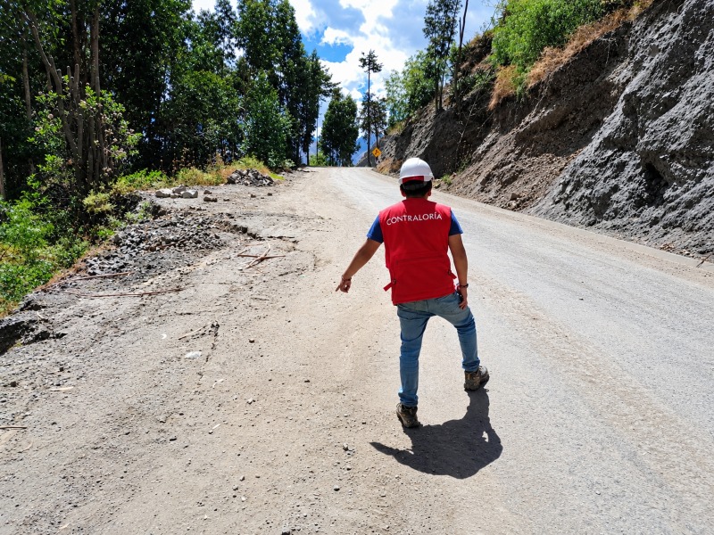 Irregularidades en obra vial ocasiona perjuicio económico por S/ 3.4 millones en San Marcos