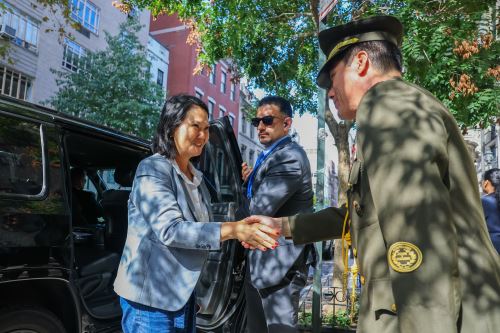 Presidenta Keiko Fujimori arribó a Nueva York para participar en Asamblea General de la ONU