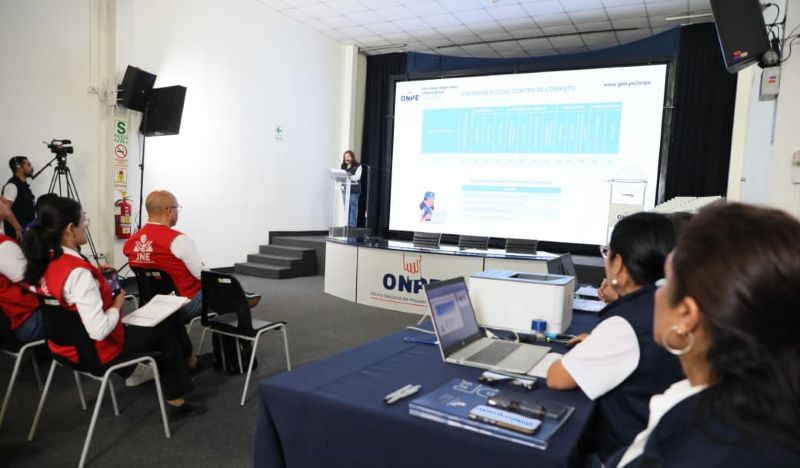 Sistema de Cómputo Electoral de la ONPE demuestra funcionalidad y exactitud