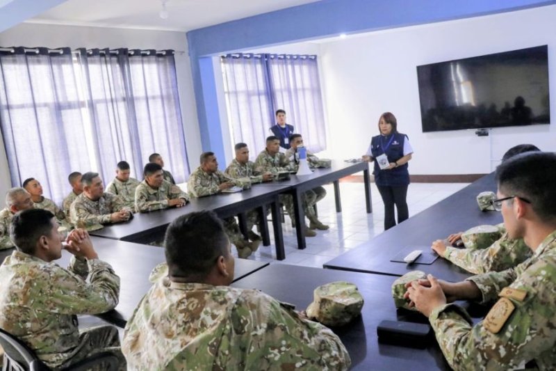 ONPE capacita a personal de las Fuerzas Armadas para fortalecer la seguridad electoral en Huaylas, Yungay y Corongo