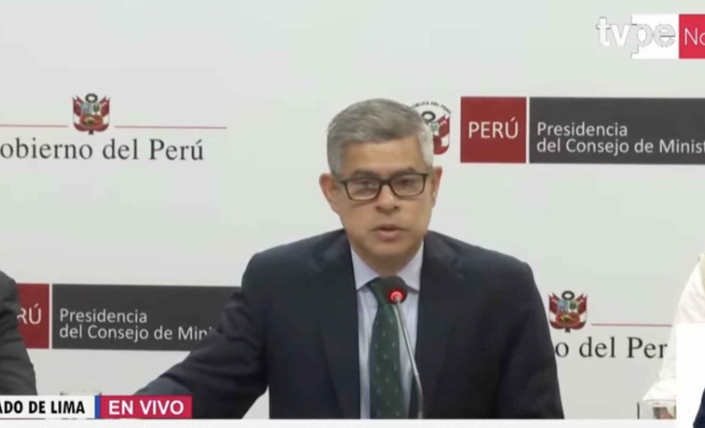 Premier Galarreta anuncia que en 10 o 12 días el Ejecutivo tendrá listo los decretos legislativos