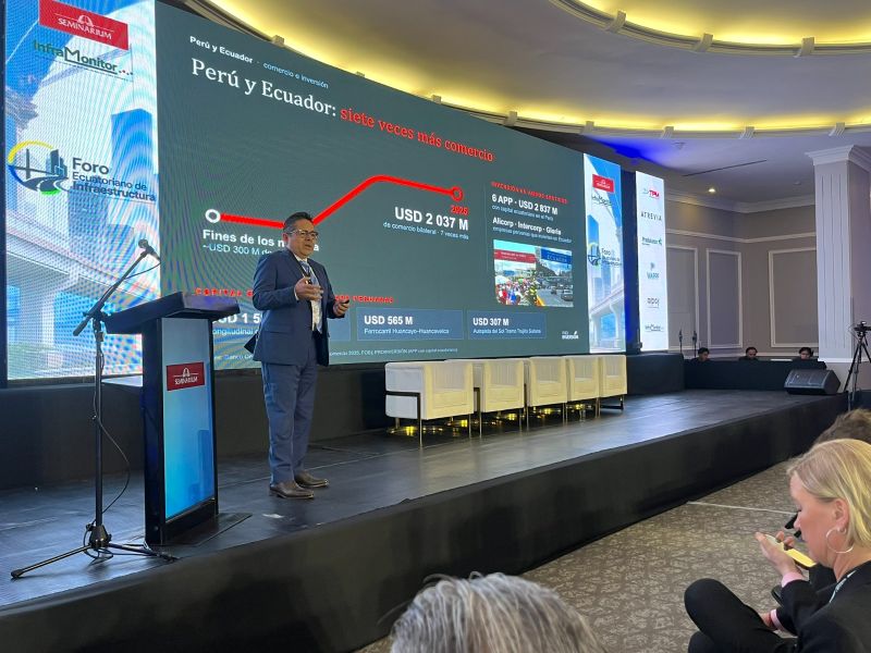 Proinversión 5.0: Perú presenta en Ecuador su modelo para convertir estabilidad en inversión