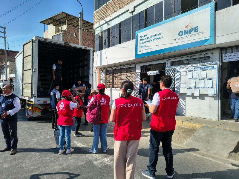 Contraloría vigila proceso electoral y alerta demora en instalación de mesas de sufragio