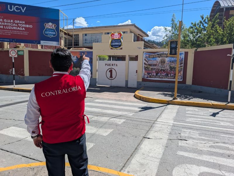 Contraloría alerta inconsistencias en documentación del consorcio ganador de la buena pro para obra en I.E. Mariscal Toribio de Luzuriaga