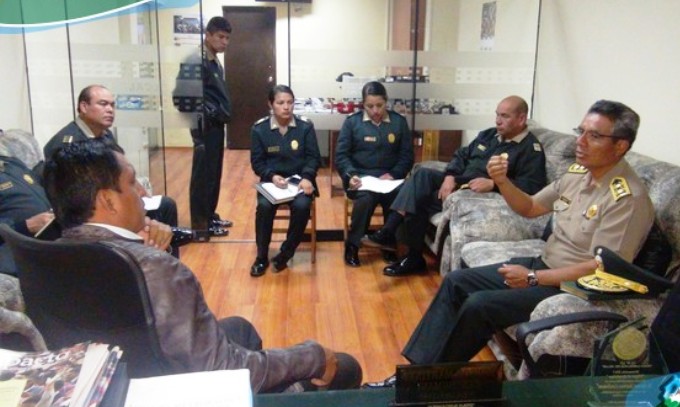 Huaylas: alcalde provincial se reunió con nuevo jefe de la Macro Región Policial La Libertad- Áncash