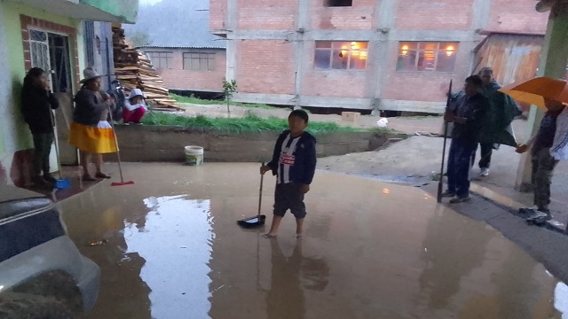 Áncash: lluvias intensas dañan ocho viviendas en Jangas