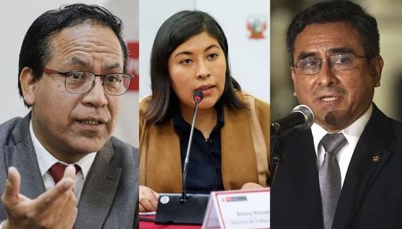 Emiten alerta migratoria contra los exministros Betssy Chávez, Roberto Sánchez y Willy Huerta