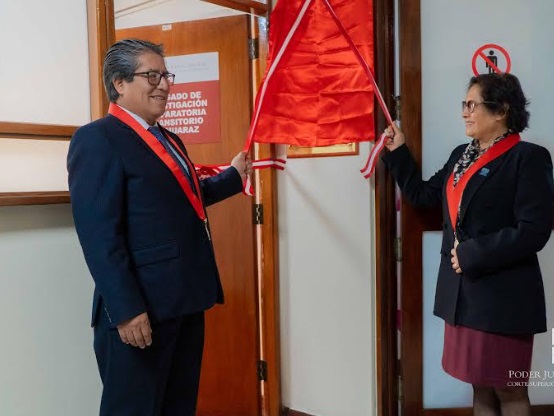 Presidente de la Corte de Áncash inauguró Juzgado de Investigación Preparatoria Transitorio de Huaraz