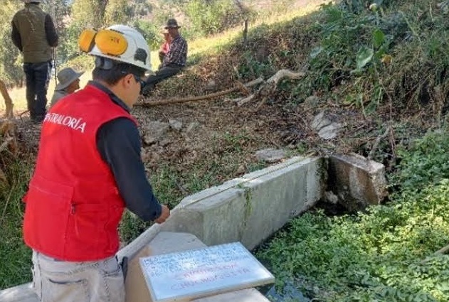 Recepción de obra de riego deficiente ocasionó perjuicio por medio millón de soles en Huántar