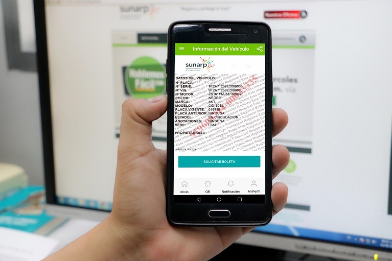 Consulta vehicular gratuita de la Sunarp contribuye con la prevención de robos y estafas