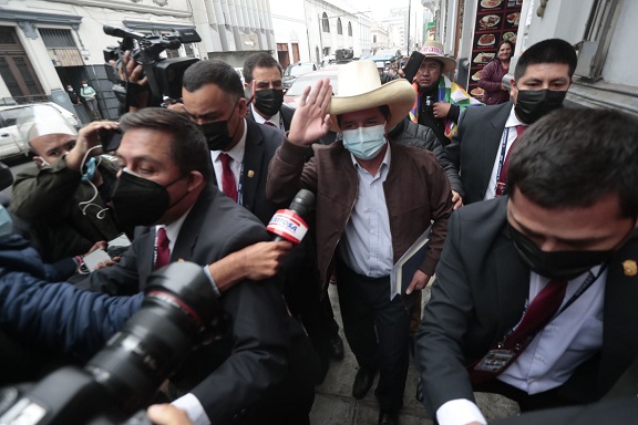 Castillo dijo que espera proclamación de resultados electorales