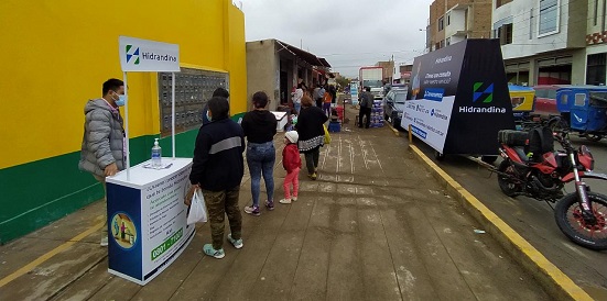 Hidrandina descentraliza atención a través de oficina móvil para consultas