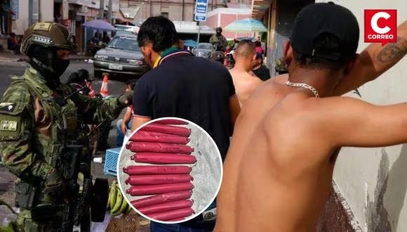Policía de Ecuador capturó a siete persona que poseían dinamita peruana