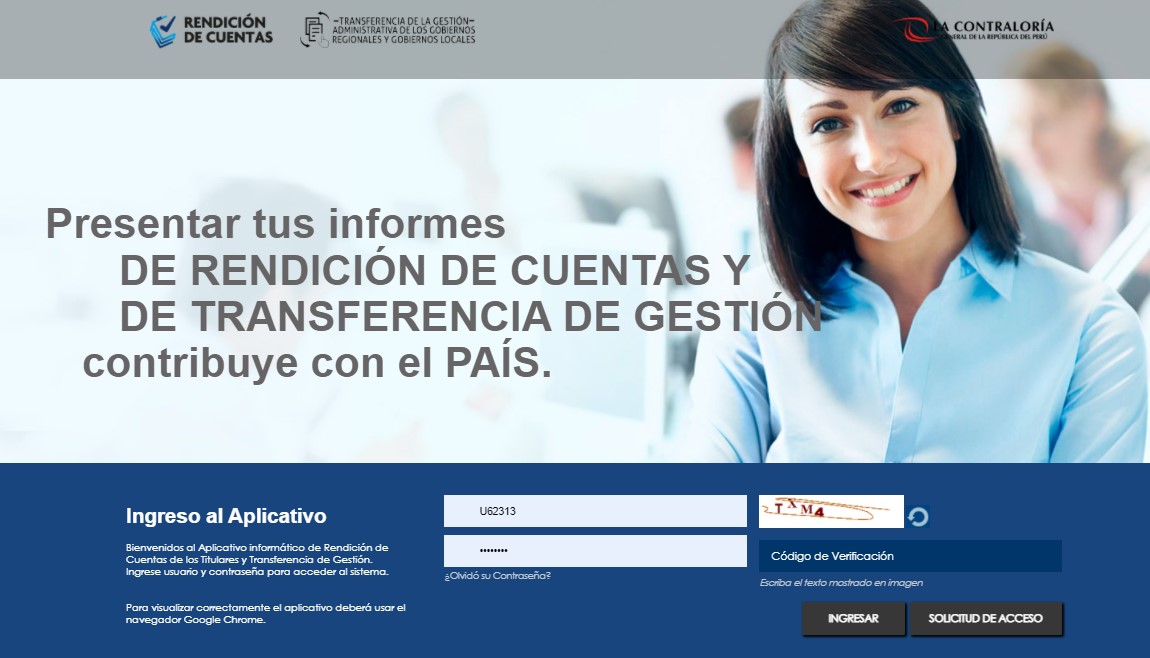Contraloría crea aplicativo informático para Transferencia de Gestión y Rendición de Cuentas