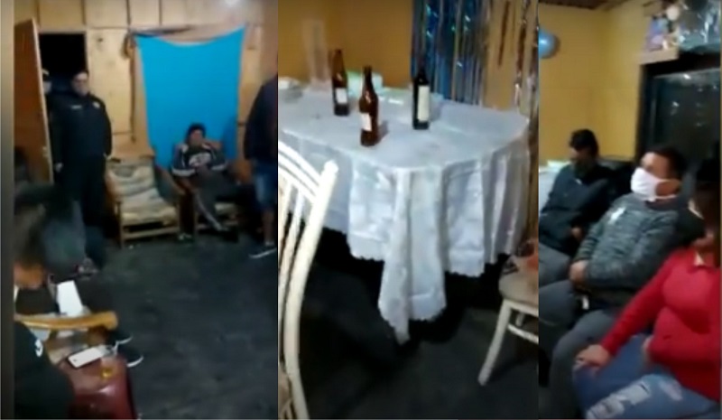 Intervienen a 11 irresponsables que tomaban licor en reunión social en toque de queda en Huarmey (VIDEO) 