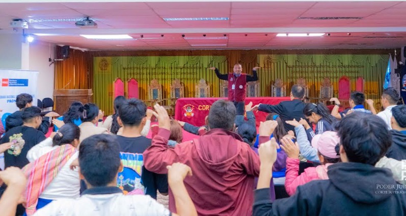 Huaraz: menores infractores fueron capacitados por la comisión de Acceso a la Justicia de la CSJAN