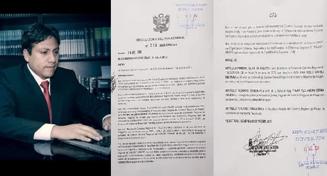 Henry Borja nombra como gerente general de la región Áncash a abogado Frank Cerna