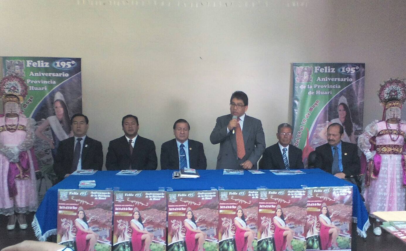 Lanzan actividades por 195 aniversario de crecaión política de la provincia de Huari
