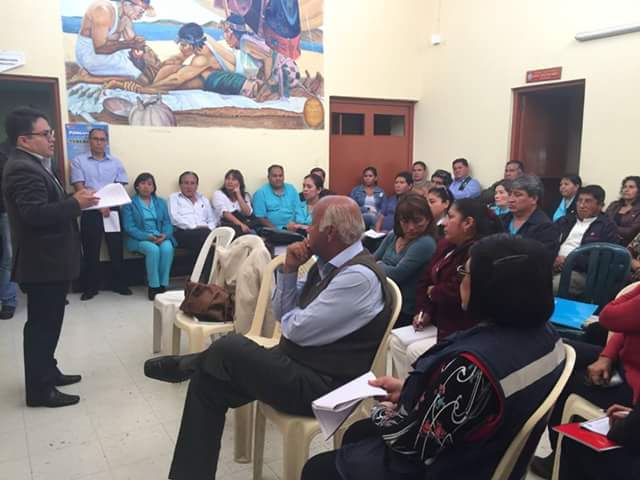 Autoridades regionales y director del hospital se reunieron para el inicio de obras de mantenimiento