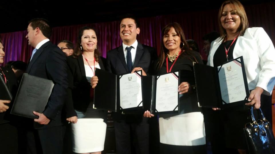 Congresistas electos de Áncash recibieron sus credenciales