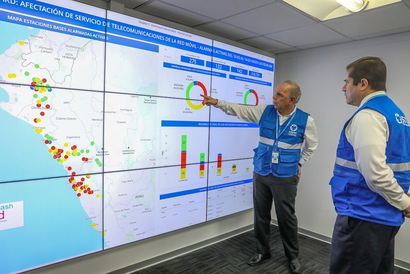 Centro de monitoreo de Osiptel detecta más de 140 antenas móviles sin servicio en la zona norte del país