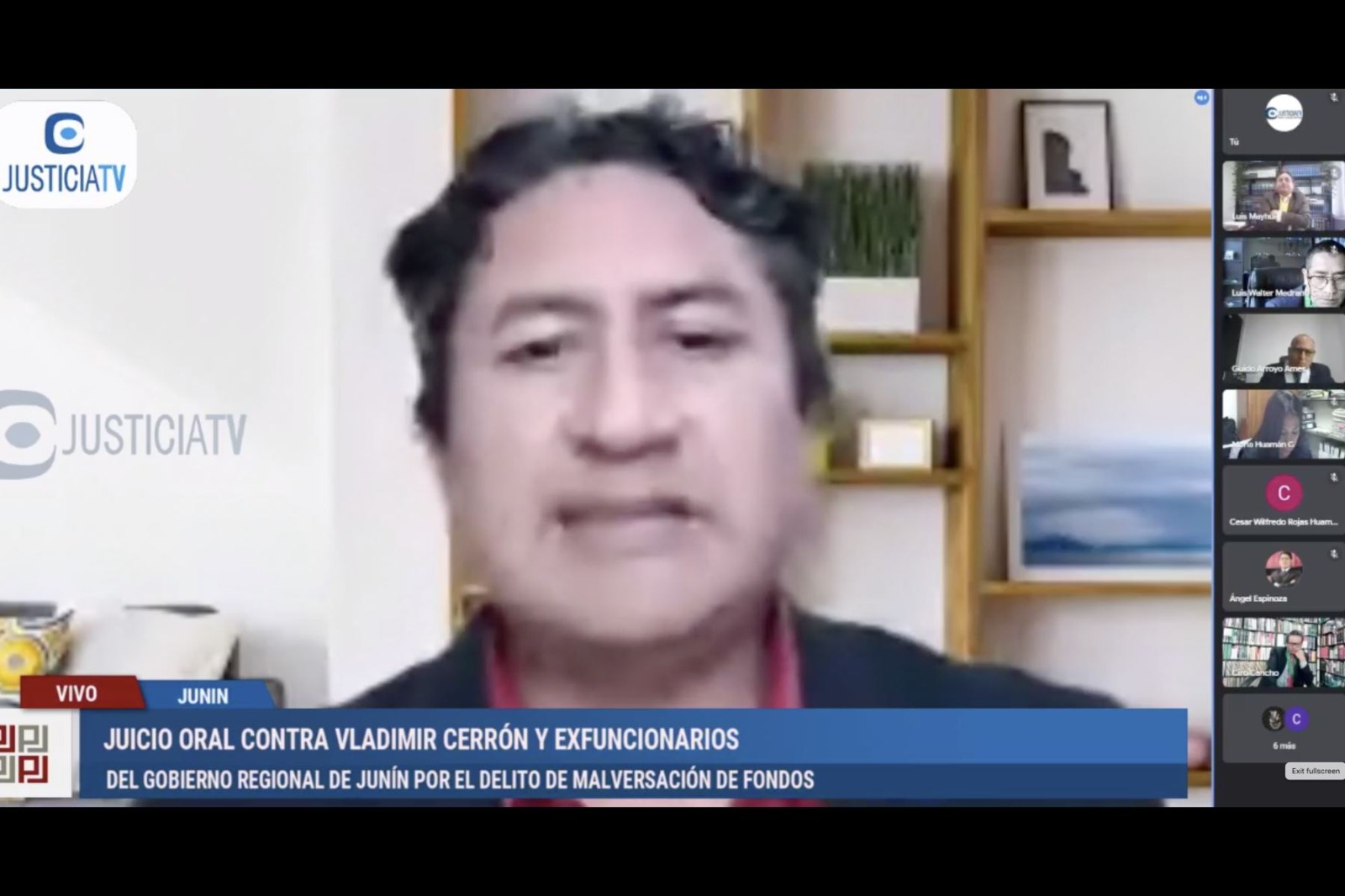 Prófugo Vladimir Cerrón irá a juicio oral por reparación civil en Caso Chupaca