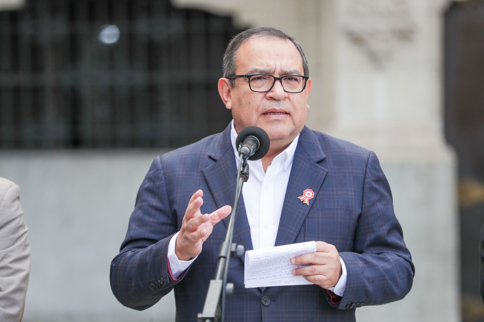 Alberto Otárola confirma convocatoria del Acuerdo Nacional para fines de agosto