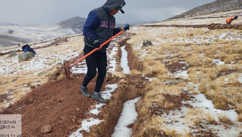 Realizan acciones preventivas de siembra y cosecha del agua para adaptación al cambio climático