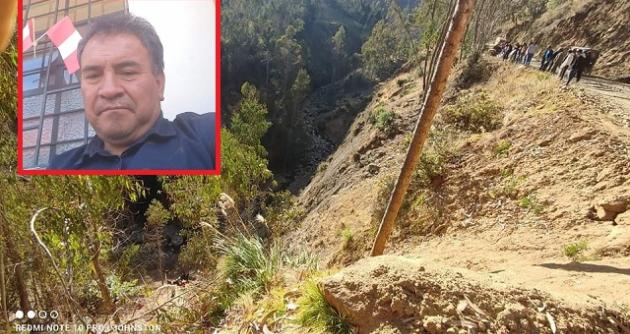 Áncash: director de colegio de Pamparomás muere al caer a abismo en su motocicleta