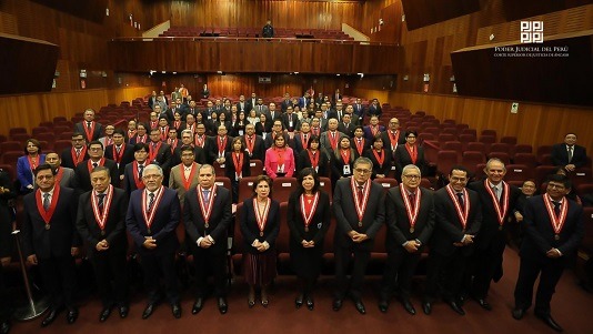 Titular de la CSJAN participó en  reunión anual de presidentes/as de Cortes de Justicia de la República