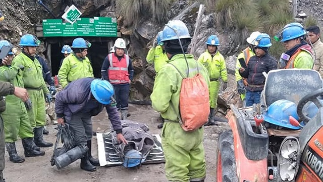 Áncash: minero muere al ser aplastado por una roca dentro de un socavón