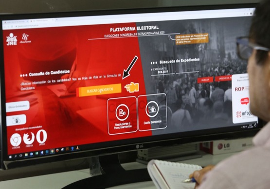Plataforma del JNE permitirá conocer los 296 precandidatos de comicios internos