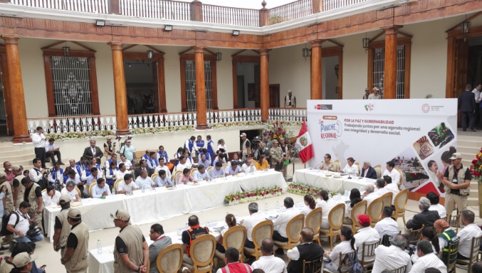 Presidenta Boluarte lanza “Con Punche Regional” en la región La Libertad
