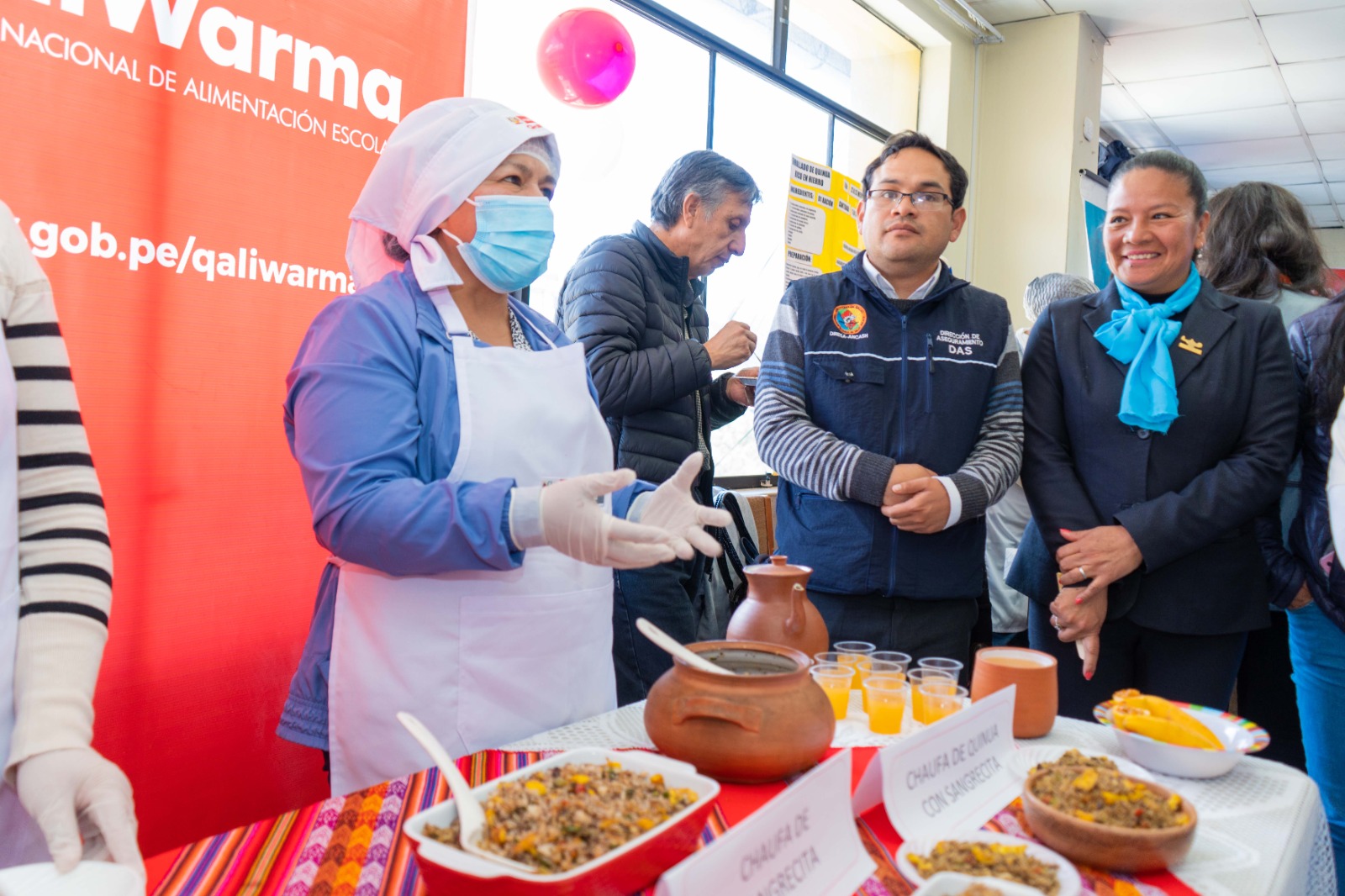 Áncash: feria informativa, Qali Warma promueve alimentación saludable