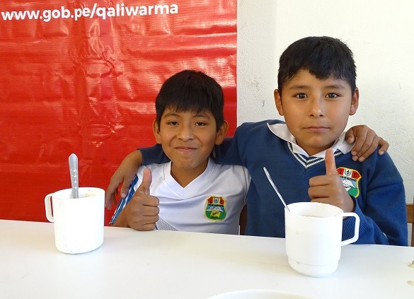 Desayunos de Qali Warma mejoran el aprendizaje y atención de escolares en Amashca