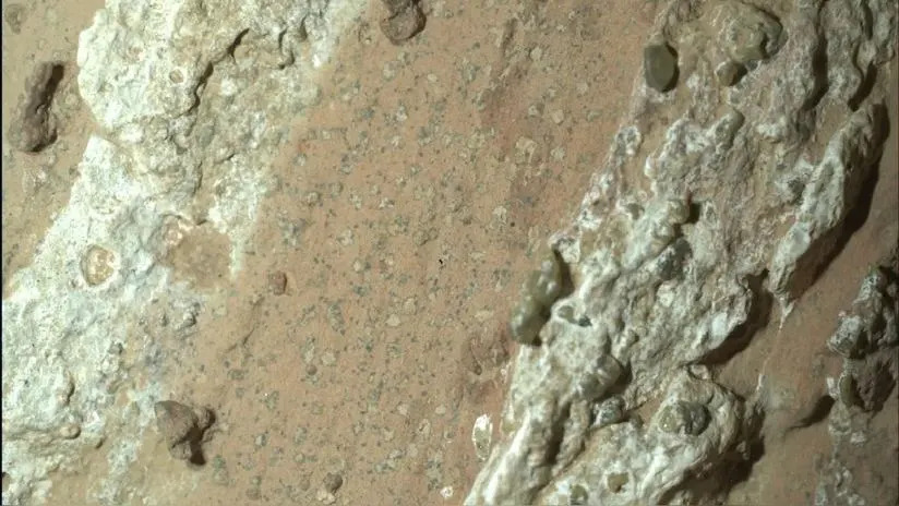 Hallan roca en Marte con señales de posible vida microscópica de hace millones de años 