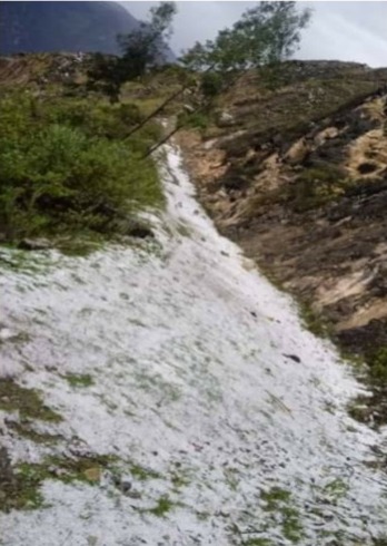 Granizadas dañan 20 hectáreas de cultivo en dos localidades de la provincia de Sihuas